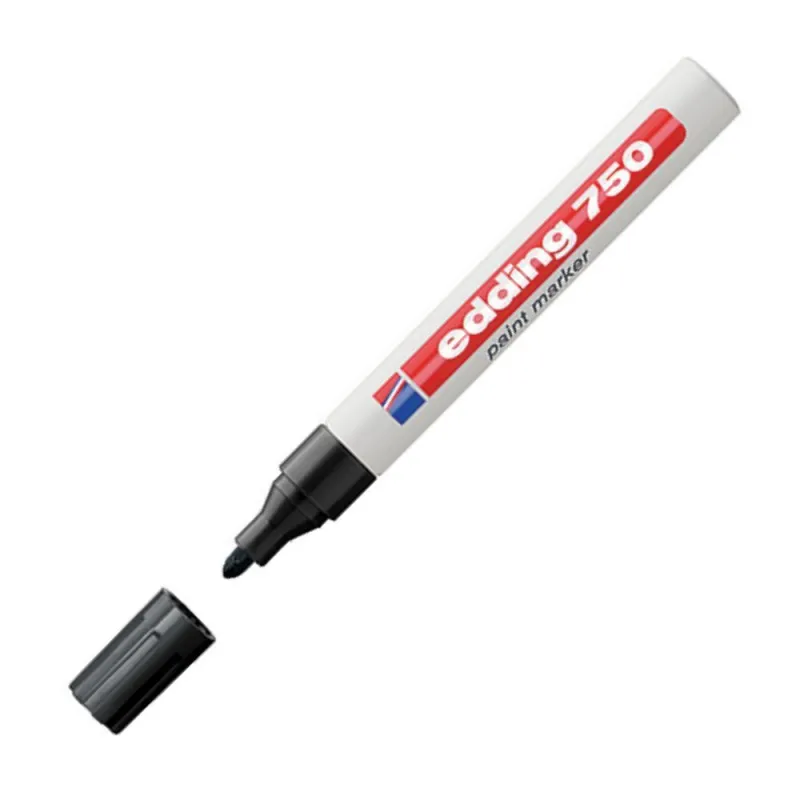 Edding – Μαρκαδόρος Λαδιού Paint Marker 750, Μαύρο 750-1