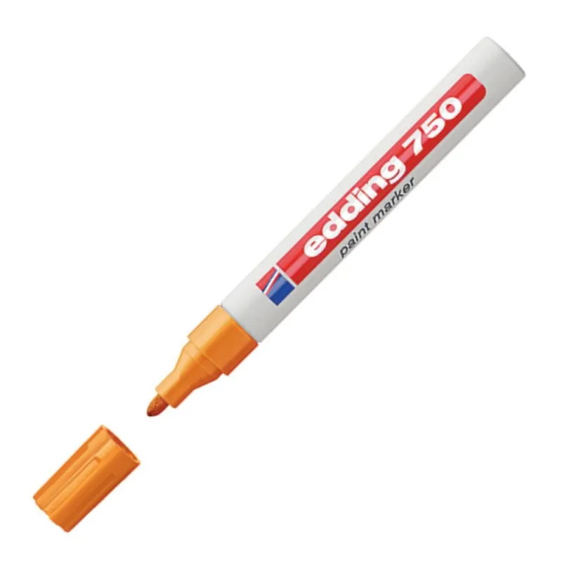 Edding – Μαρκαδόρος Λαδιού Paint Marker 750, Πορτοκαλί 750-6