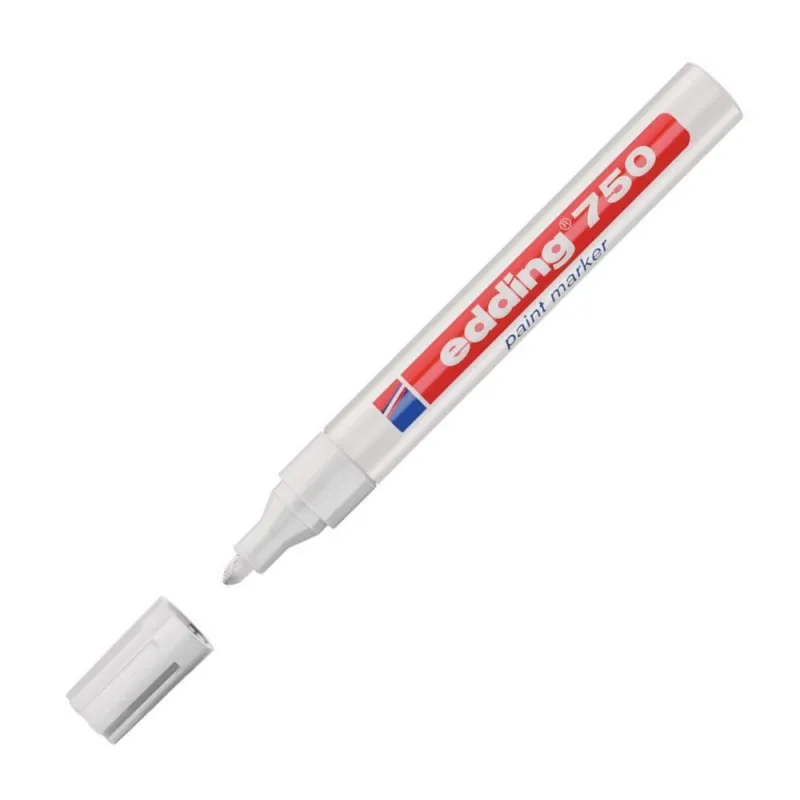 Edding – Μαρκαδόρος Λαδιού Paint Marker 750, Λευκό 750-49