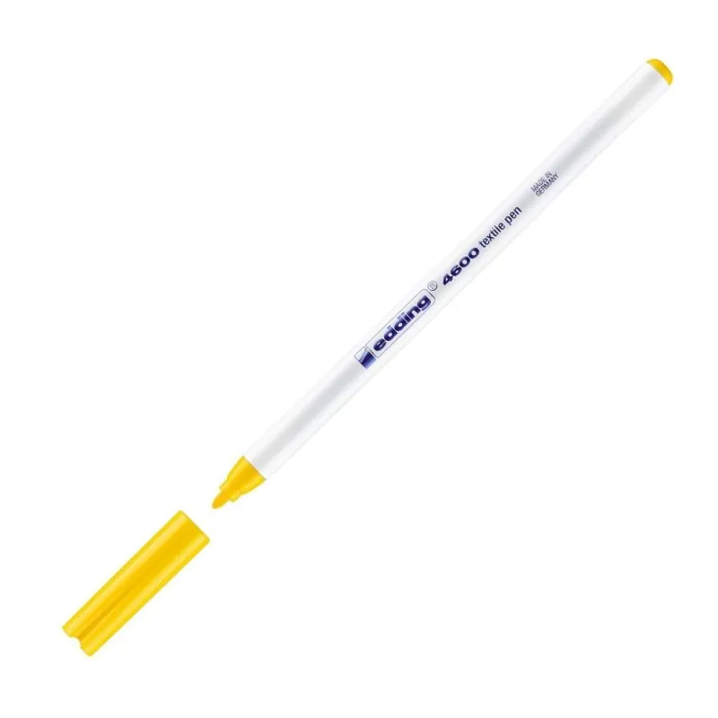Edding – Μαρκαδόρος Υφάσματος 4600, Κίτρινο 4600005