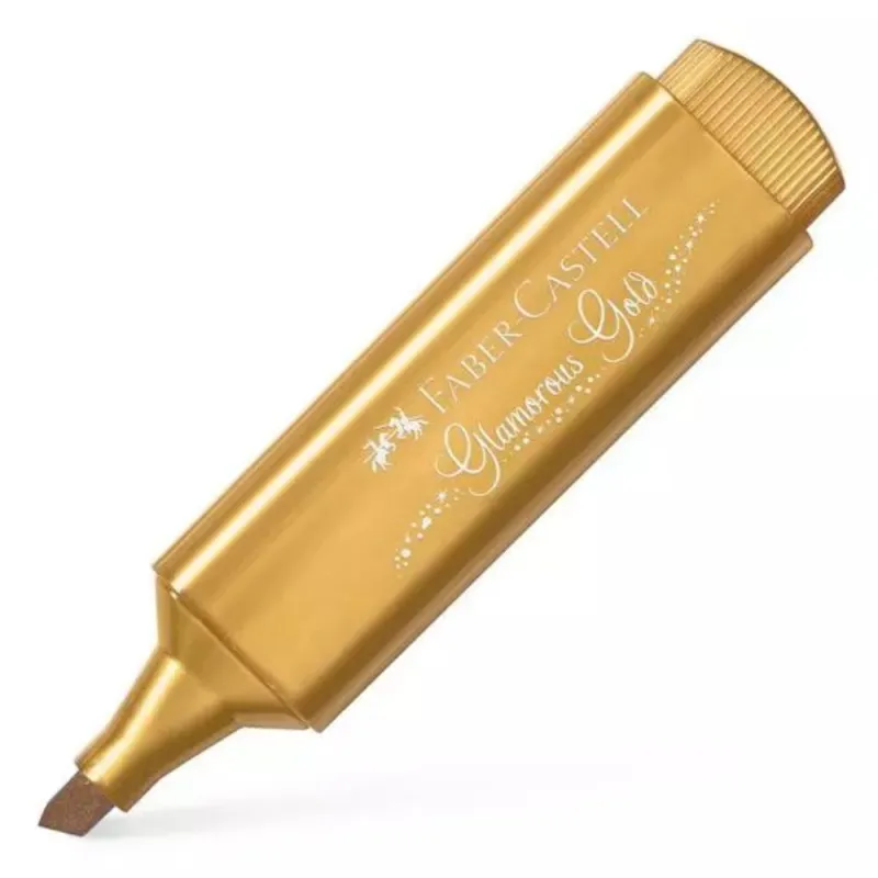 Faber Castell - Μαρκαδόρος Υπογράμμισης Textliner 1546, Metallic Glamorous Gold 154650