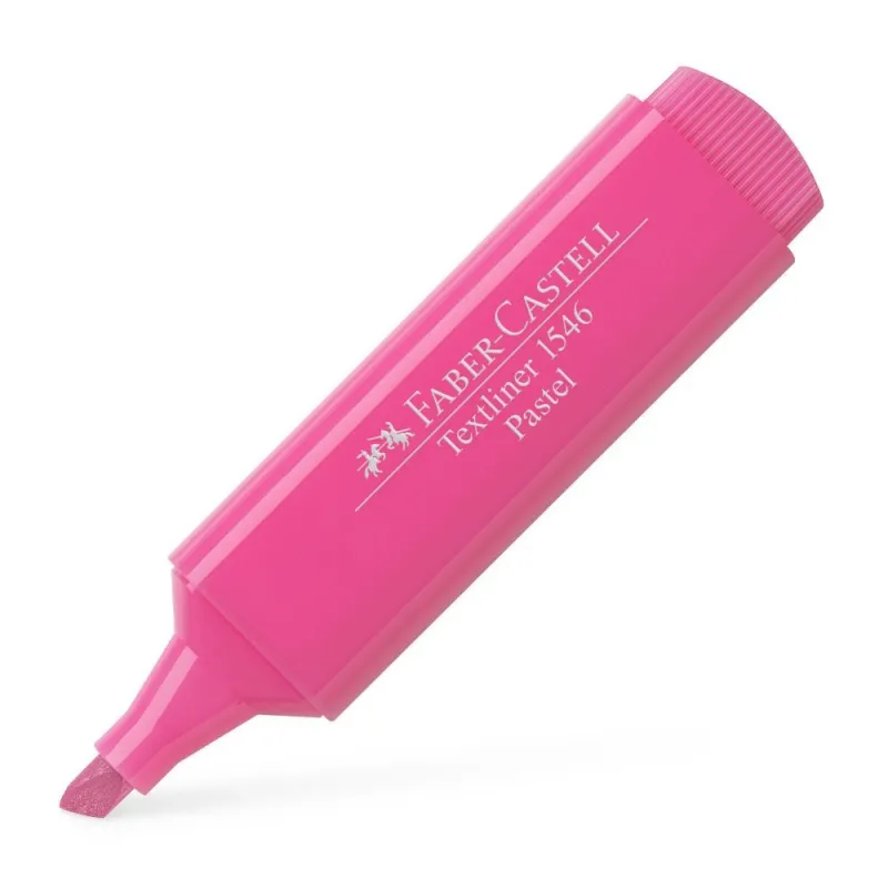 Faber Castell - Μαρκαδόρος Υπογράμμισης Textliner 1546, Pastel Pink 154654