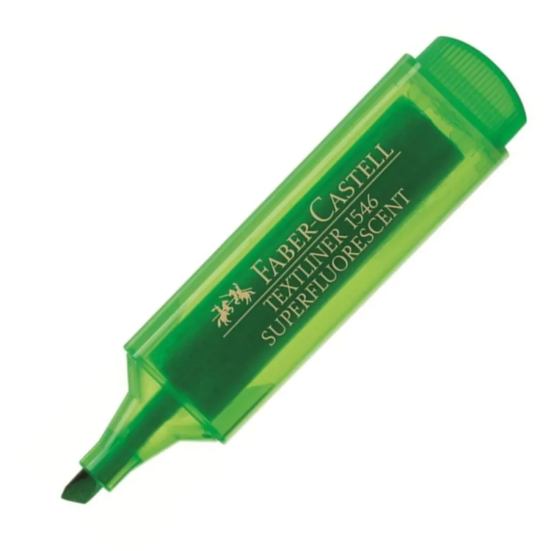 Faber Castell - Μαρκαδόρος Υπογράμμισης Textliner 1546 Superflourescent Green 154663