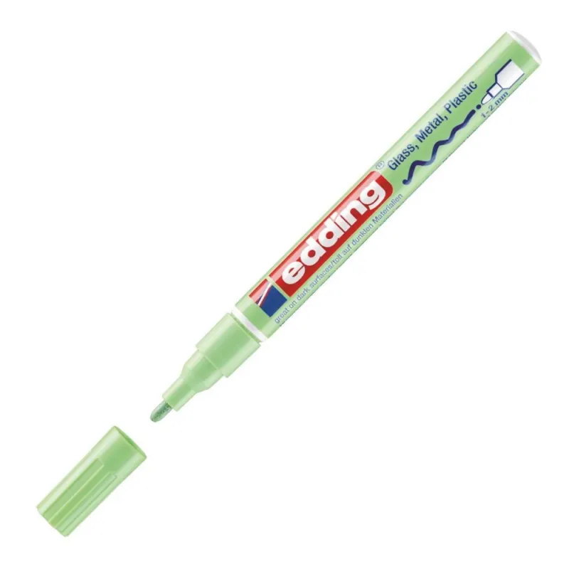 Edding – Μαρκαδόρος Λαδιού Paint Marker 751, Παστέλ Πράσινο 751-137