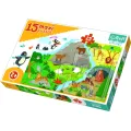 Trefl - Puzzle Animals and Their Houses 15 Pcs 14280 Trefl - Puzzle Animals and Their Houses 15 Pcs 14280