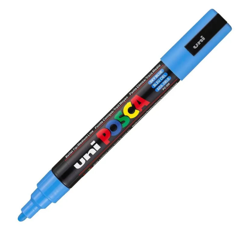 Uniball - Μαρκαδοράκι Posca PC-5M 1.8-2.5 mm Sky Blue 48 036877
