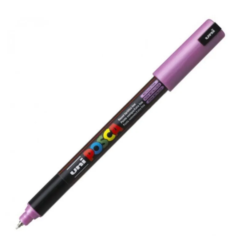 Uniball - Μαρκαδοράκι Posca PC-1MR 0.7 mm Metalic Pink M13 089897
