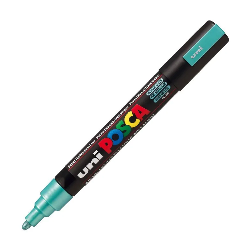 Uniball - Μαρκαδοράκι Posca PC-5M 1.8-2.5 mm Metallic Green M6 113578
