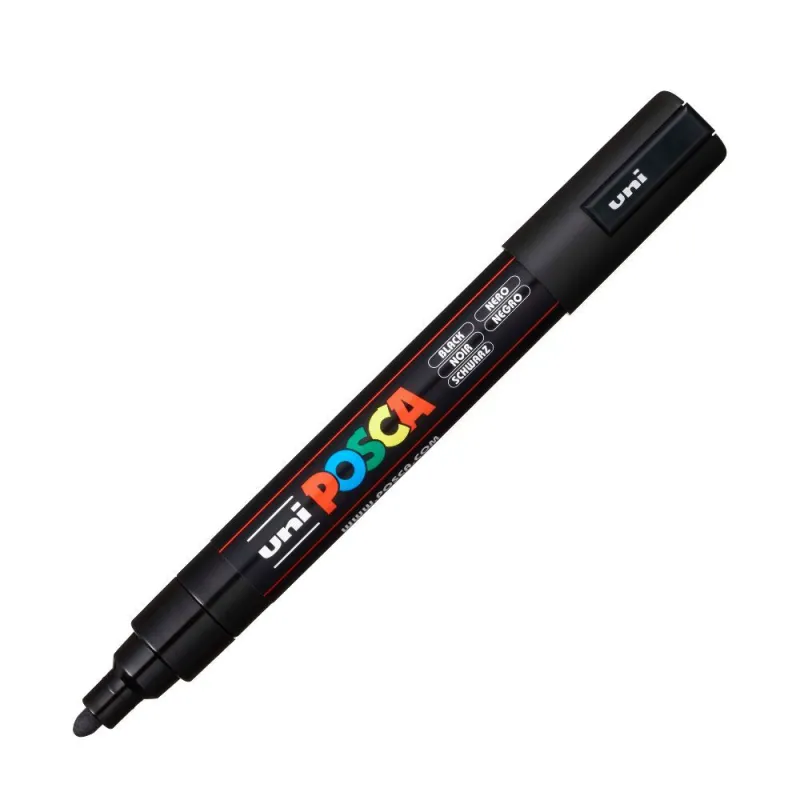 Uniball - Μαρκαδοράκι Posca PC-5M 1.8-2.5 mm Black 24 916117