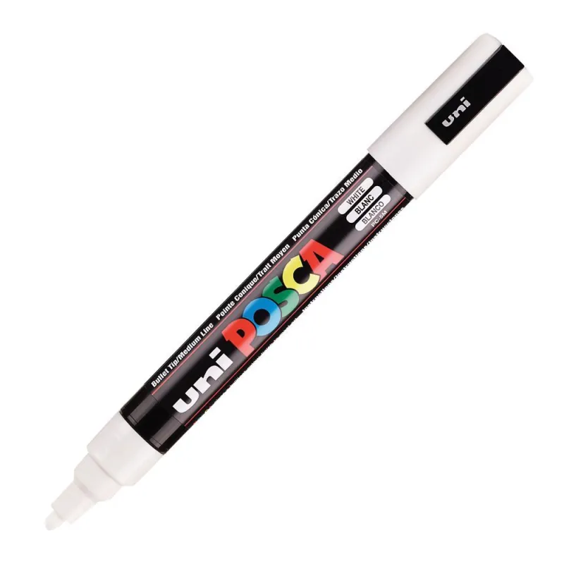 Uniball - Μαρκαδοράκι Posca PC-5M 1.8-2.5 mm White 1 916254