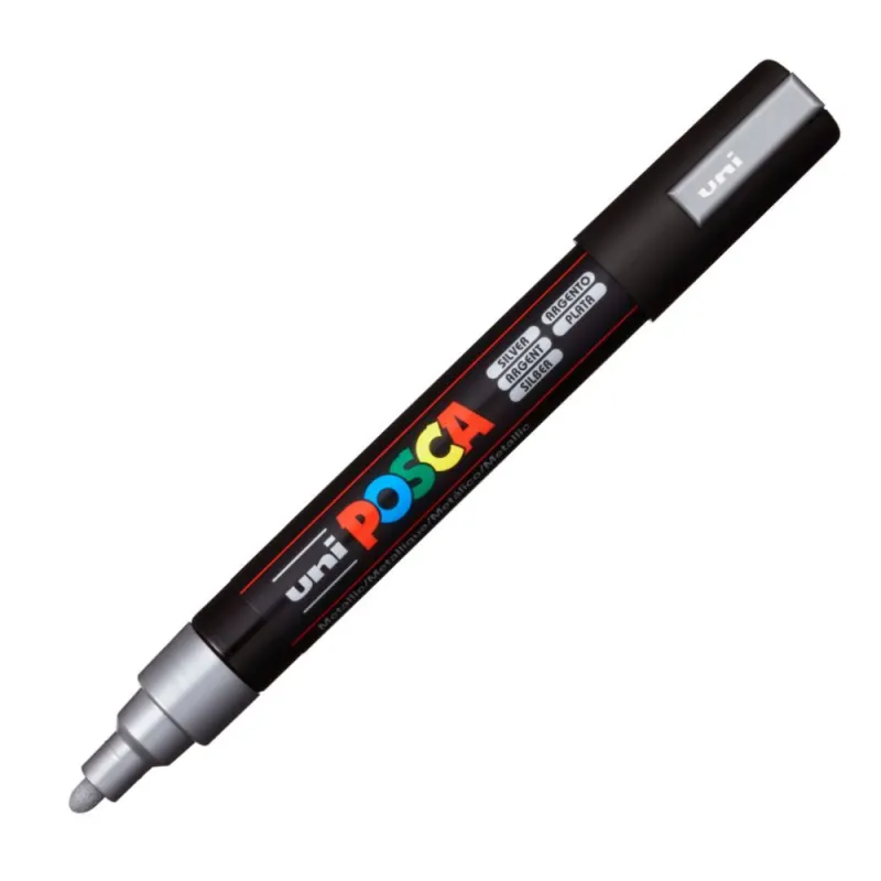 Uniball - Μαρκαδοράκι Posca PC-5M 1.8-2.5 mm Silver 26 916278