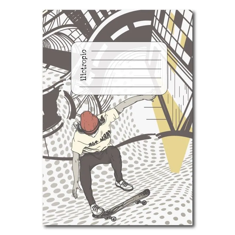 Ηλιοτρόπιο - Σημειωματάριο Skateboard 48 Φύλλων 621048