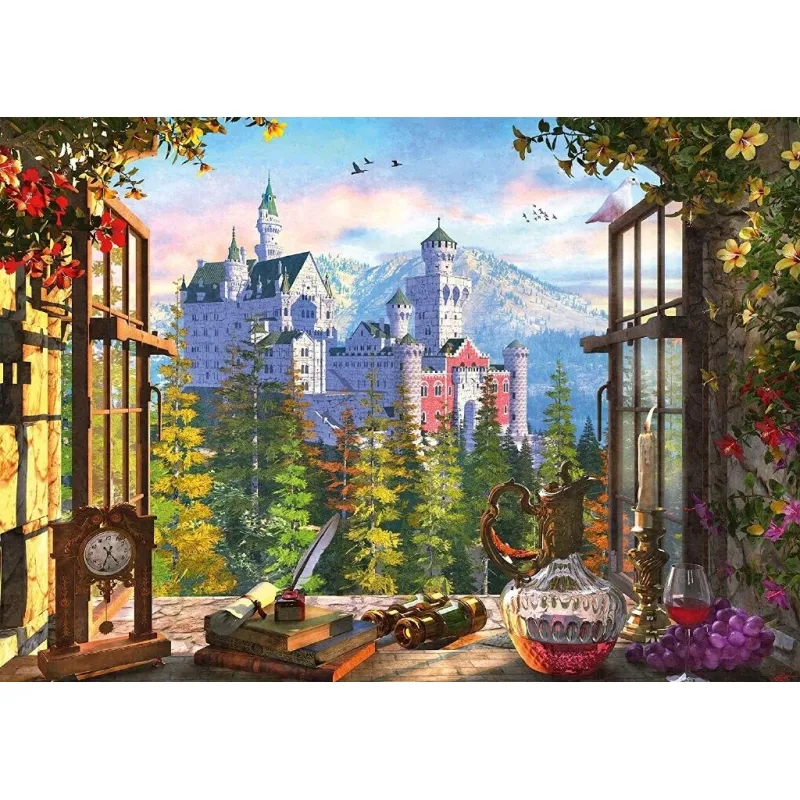 Schmidt Spiele – Puzzle View Of The Fairytale Castle 1000 Pcs 58386