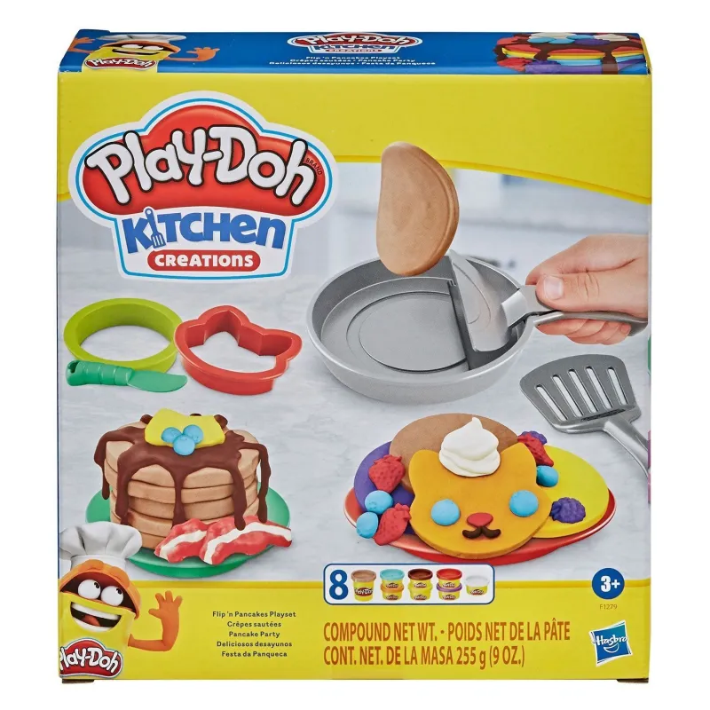 Hasbro Play-Doh - Kitchen Creations, Flip' N Pancakes Playset F1279