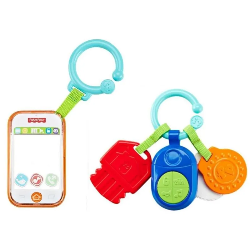Fisher Price Μουσικό Τηλέφωνο/Μουσικά Κλειδάκια-2 Σχέδια DPK28
