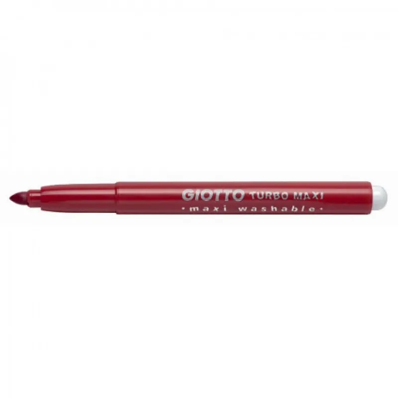 Giotto - Μαρκαδόρος Turbo Maxi, Κόκκινο 1 Τμχ 456011