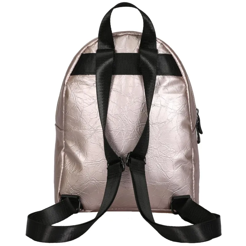 Polo - Σακίδιο Πλάτης Mini Princessa, Μεταλλικό Ροζ 2022 9-07-022-3802 + Δώρο Διορθωτική Ταινία Edding