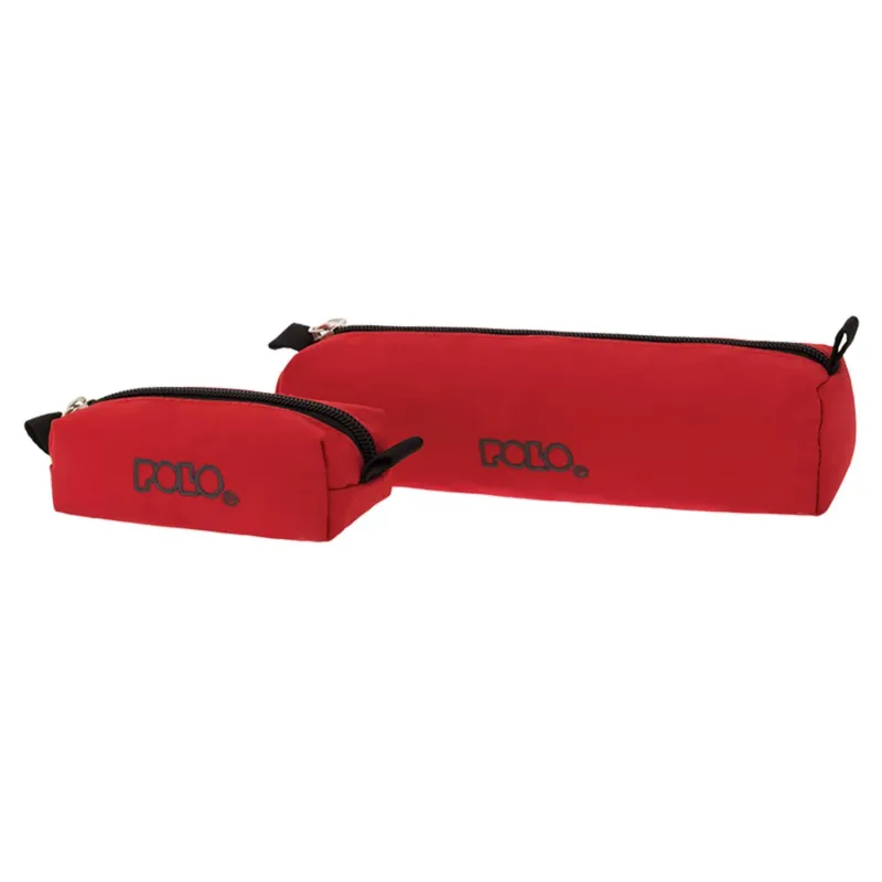 Polo – Κασετίνα Βαρελάκι Με Πορτοφολάκι Cord, Red 2022 9-37-006-3000