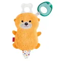 Fisher Price - Clipimals Λούτρινο Ζωάκι Με Λαβή Πιπίλας Βίδρα GJD29 (GKC49)