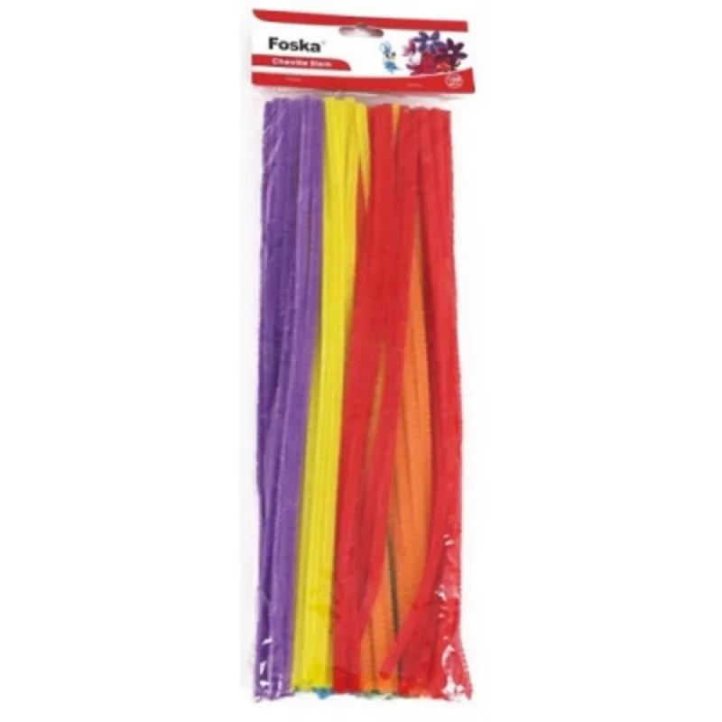 Foska - Σύρματα Πίπας Mix Χρωμάτων, 100Pcs, 30Εκ CS1001