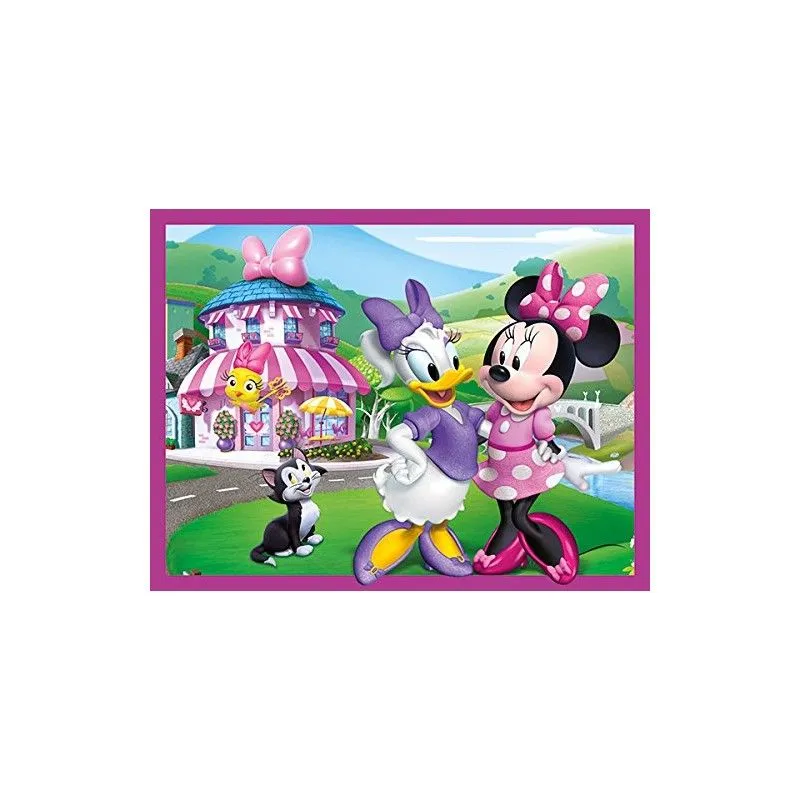 Clementoni - Puzzle Disney Junior Minnie Happy Helper 12 Κύβοι 41184