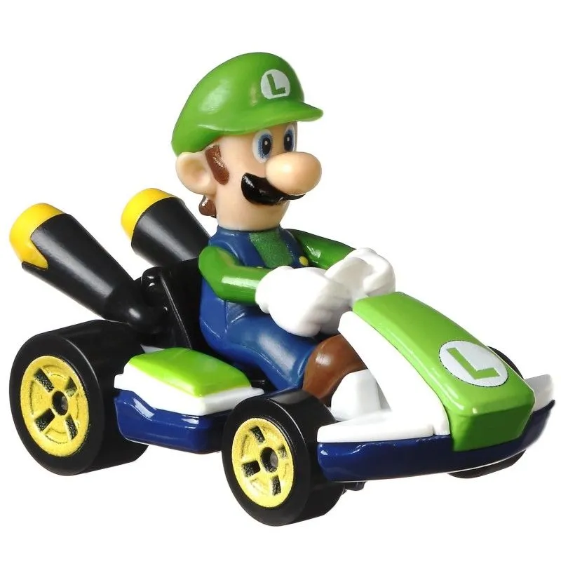 Mattel Hot Wheels - Mario Kart, Standart Kart, Luigi GLP37 (GBG25)