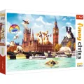 Trefl - Puzzle Funny Cities, Dogs In London 1000 Pcs 10596 Trefl - Puzzle Funny Cities, Dogs In London 1000 Pcs 10596