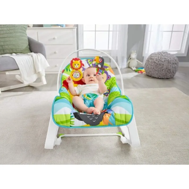 Fisher Price - Infant To Toddler, Ριλάξ/Κούνια Λιονταράκι GNV69