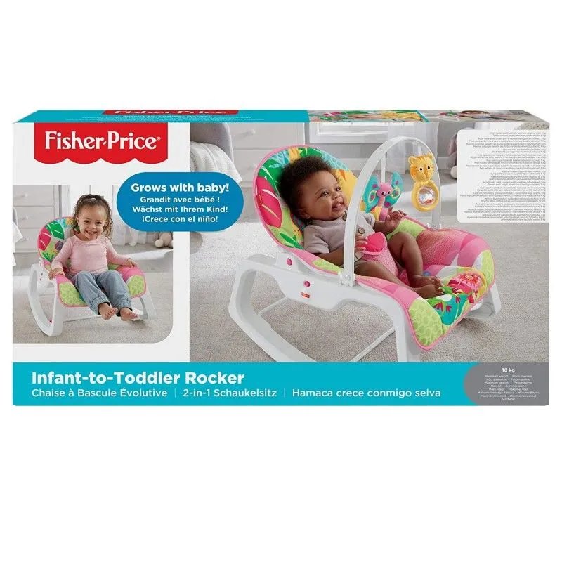 Fisher Price - Ριλάξ/Κούνια Infant To-Toddler Rocker Tiger GNV70