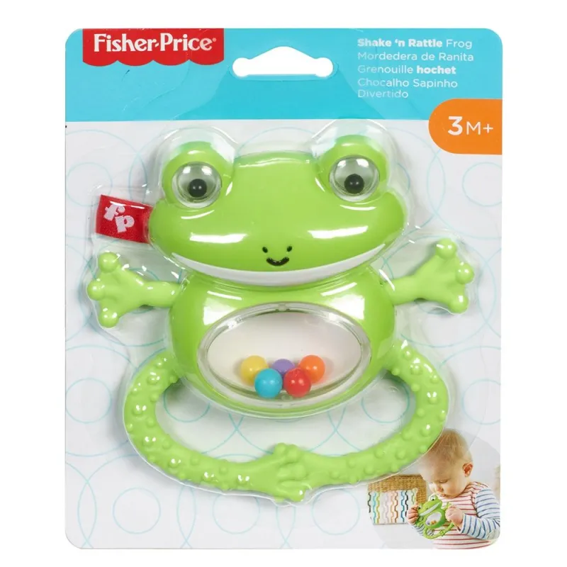 Fisher Price - Safari Animal Shake & Rattle Frog GGF03 (GHK76)