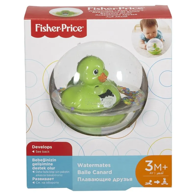 Fisher Price - Watermates Μπαλίτσα Με Παπάκι Πράσινο DVH73 (DVH21)