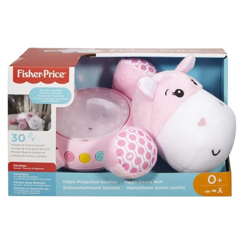Fisher Price - Μουσικός Προβολέας-Ιπποπόταμος Ροζ FGG89