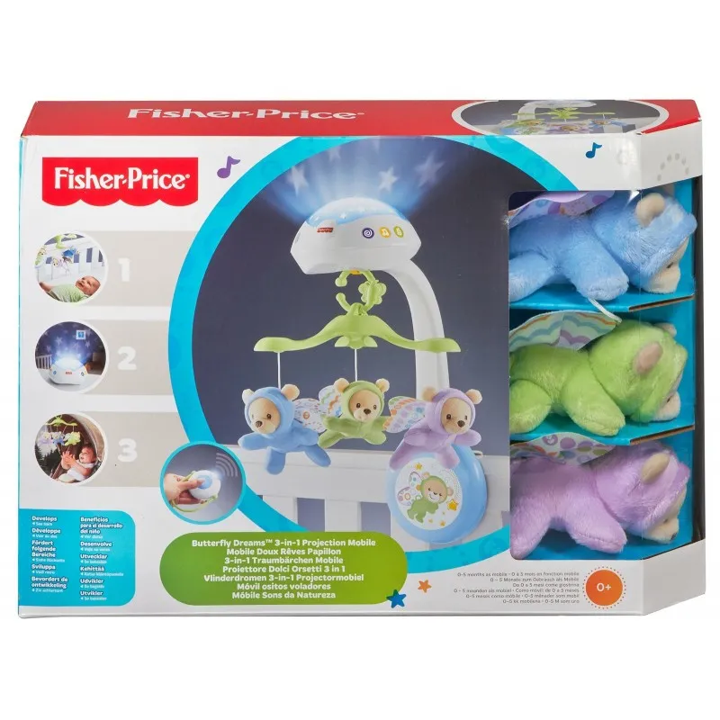 Fisher Price - Μουσικό Περιστρεφόμενο Με Αρκουδάκια CDN41