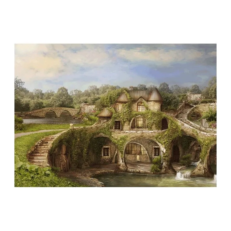 Schmidt Spiele – Puzzle Nature House 1000 Pcs 59608