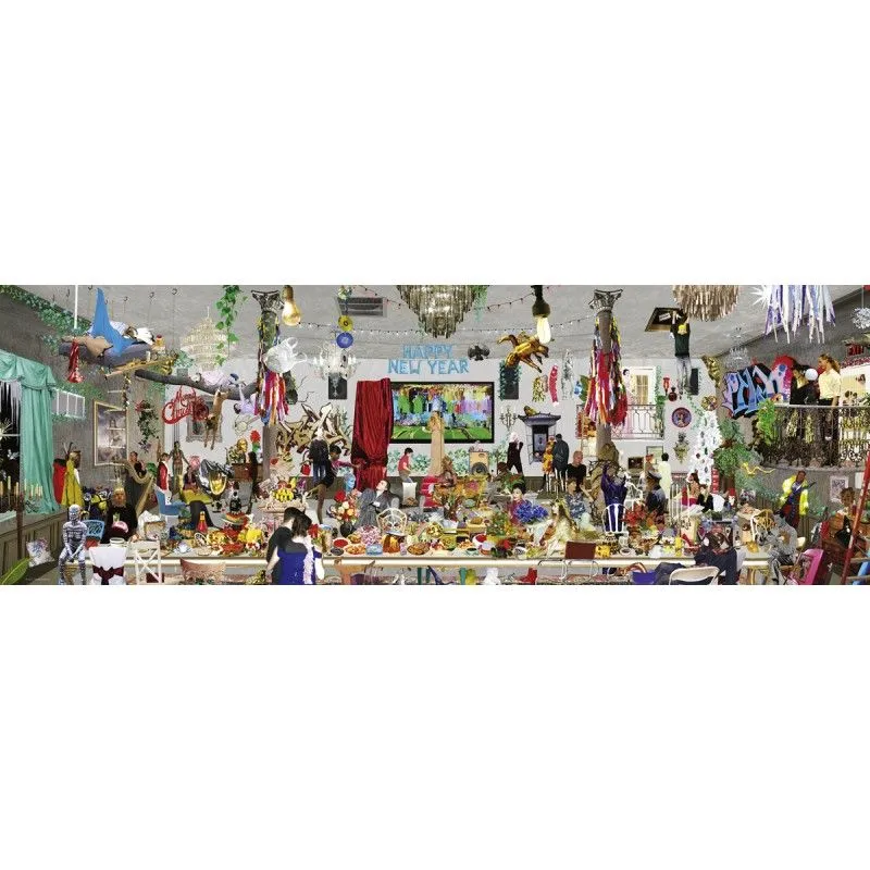Heye – Puzzle Panorama New Year's Eve 1000 Pcs 29823