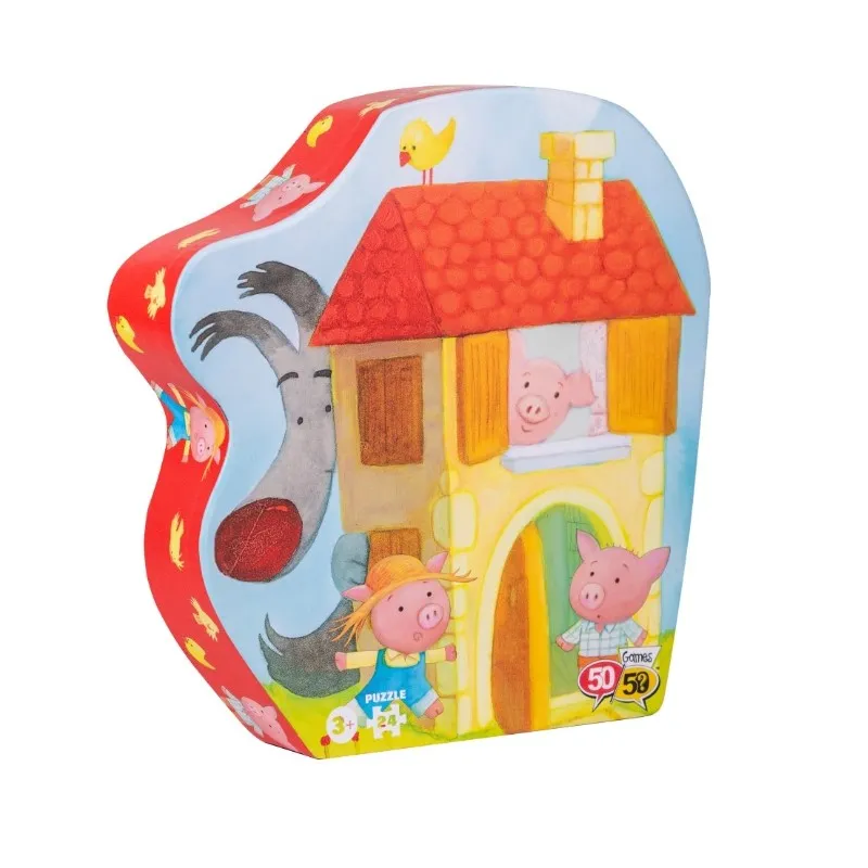 50/50 Games - Puzzle - Τρία Γουρουνάκια 24 Pcs 505306