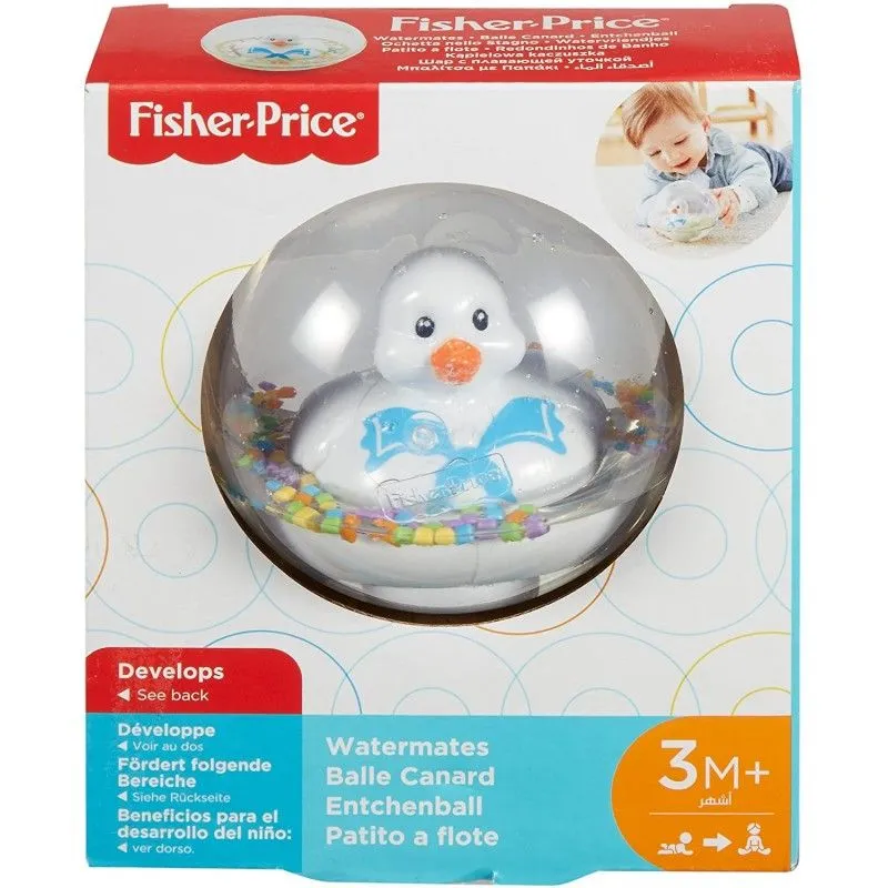 Fisher Price - Watermates Μπαλίτσα Με Παπάκι Άσπρο DRD81 (DVH21)