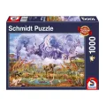 Schmidt Spiele – Puzzle Animals At The Waterhole 1000 Pcs 58356 Schmidt Spiele – Puzzle Animals At The Waterhole 1000 Pcs 58356