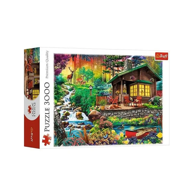 Trefl - Puzzle, Cottage In The Woods 3000 Pcs 33074
