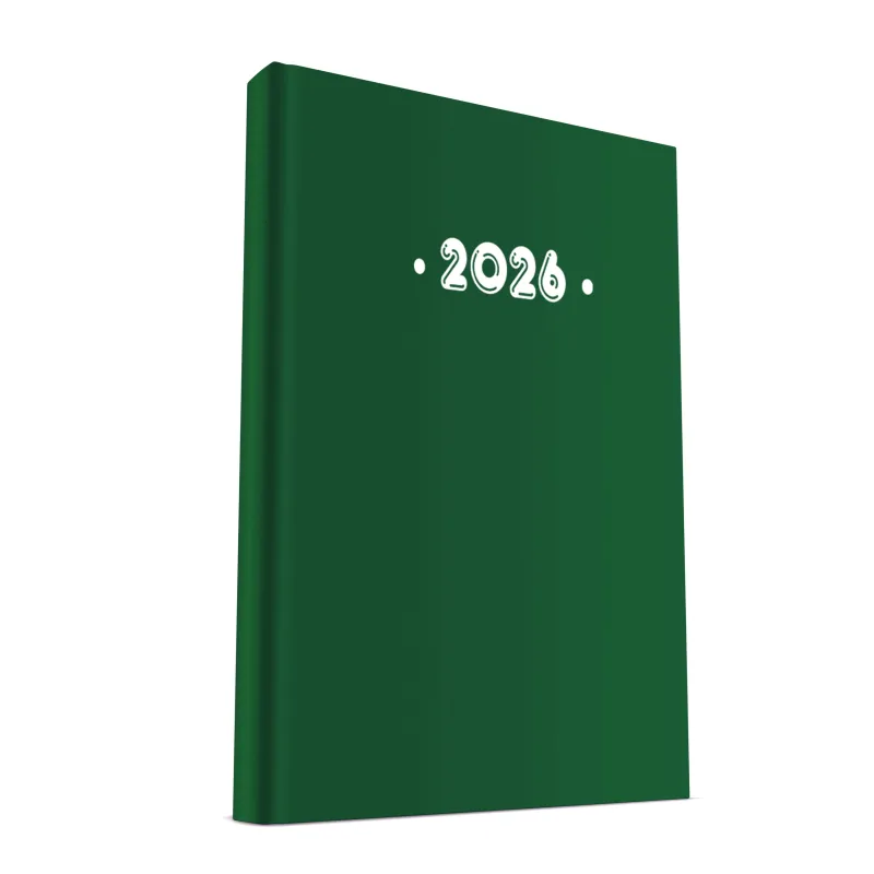 Υδρόγειος - Ημερήσιο Ημερολόγιο PVC 2026, Green 17x24 0329