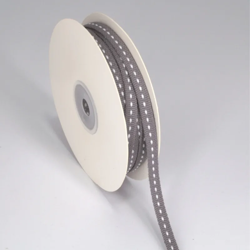 Kyriacou - Κορδέλα Gros Με Γαζί, 6mmX20M Grey RB16570X-XX6X20-04XXXX