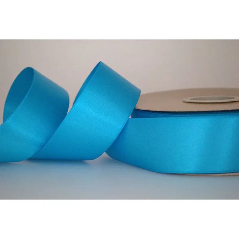 Kyriacou - Κορδέλα Σατέν Διπλής Όψης Με Ουγιά 38mmX50M Turquoise SAP5XXXX-X38X50-43XXXX