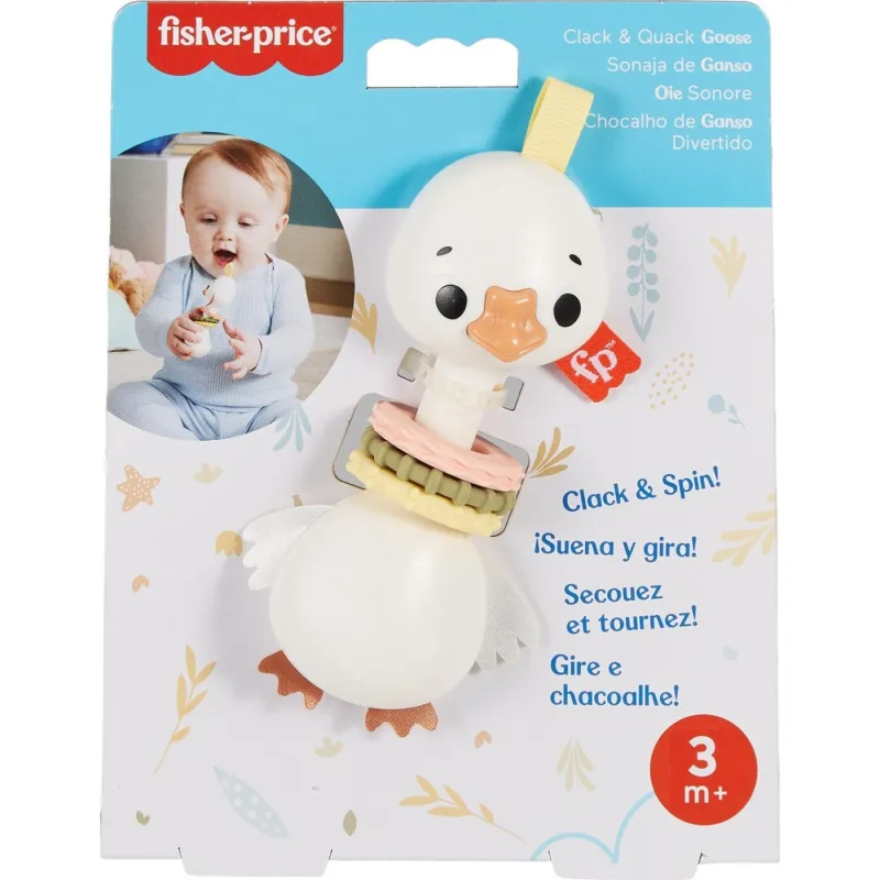 Fisher Price - Sesnimals Ζωάκια Δραστηριοτήτων - Χηνάκι Με Κρίκους HRB22 (HRB19)