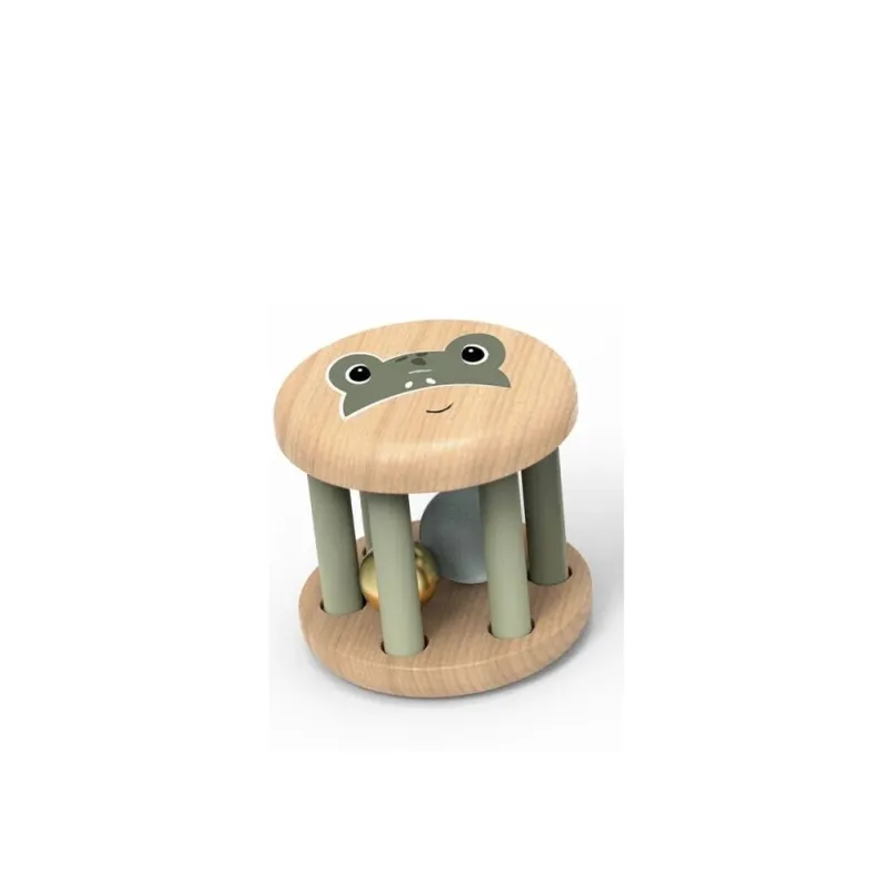 Speedy Monkey - Ξύλινη Κουδουνίστρα, Frog  7.5cm SP1043