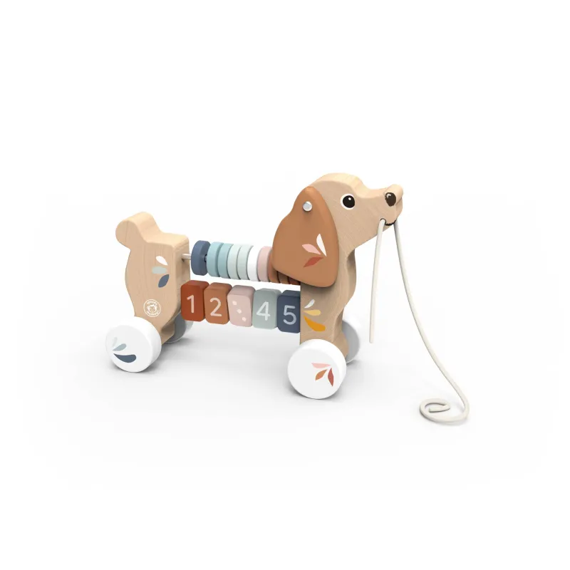 Speedy Monkey - Ξύλινο Συρόμενο “Σκυλάκι” 25x17x7 cm SP1050