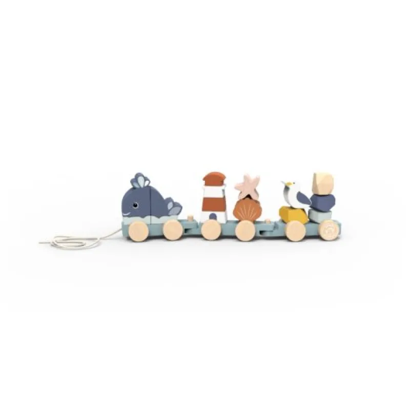 Speedy Monkey - Τρένο Στοίβαξης “Ωκεανός” 40x6x12,5 cm SP1052