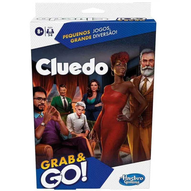 Hasbro - Επιτραπέζιο - Cluedo Grab And Go F8251