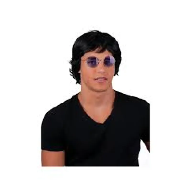 Funny Fashion - Περούκα Elton Aνδρική μαύρη 57551