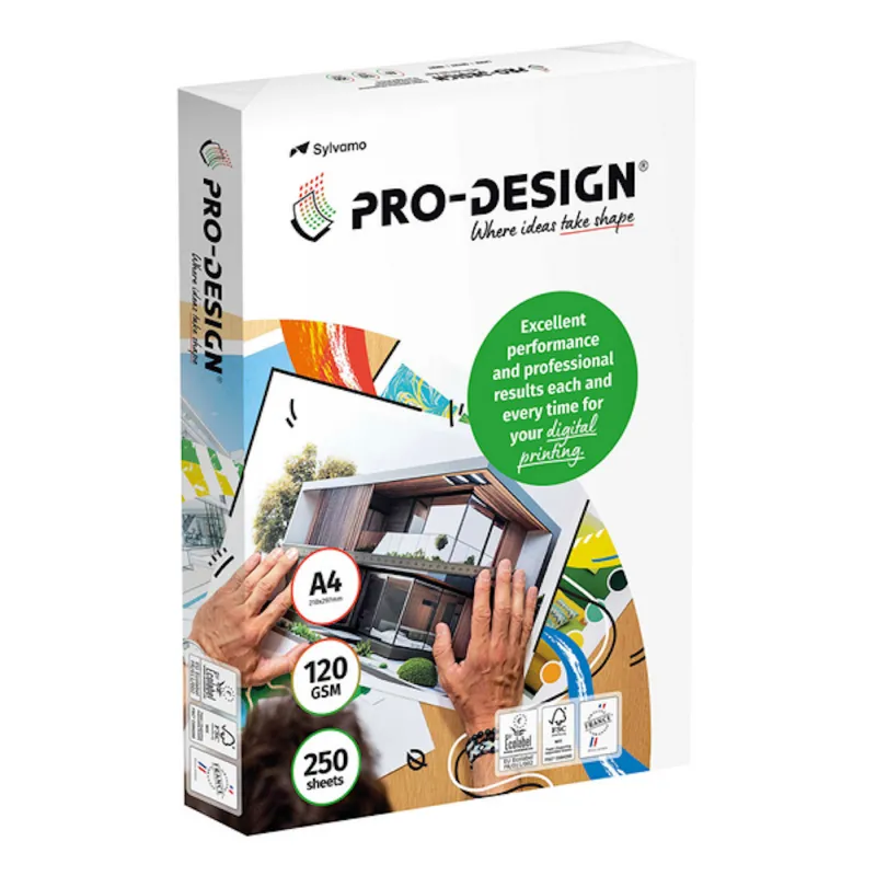 Sylvamo - Χαρτί Εκτύπωσης Pro-Design Λευκό A4 120gr 250 Φύλλα (1 Δεσμίδα) 15474