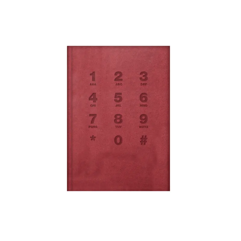 The Writing Fields - Τηλεφωνικό Ευρετήριο Πυρογραφικό 8x14, Bordeaux 20.71006